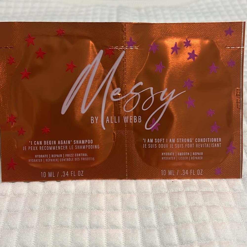 Messy by Alli Webb shampoo and conditioner
